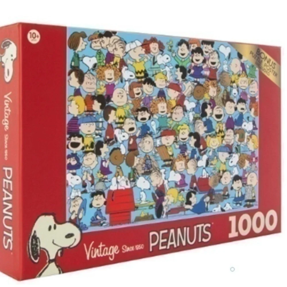 ✨ Vintage Since 1950 PEANUTS Gang Snoopy 1000pc Jigsaw Puzzle